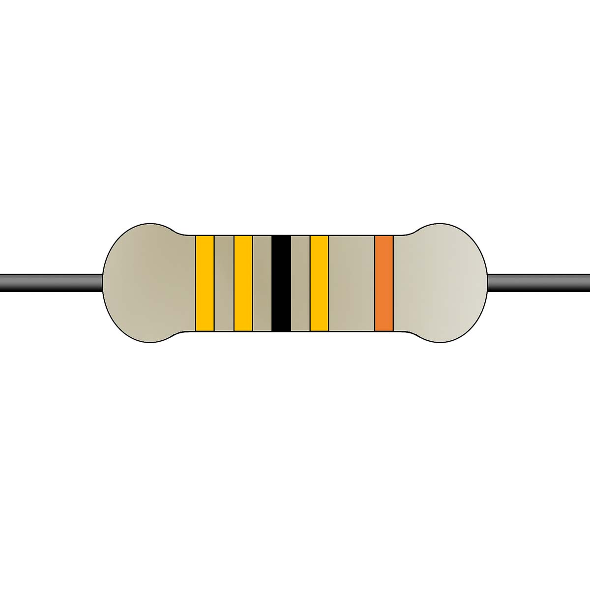 Yageo 330kΩ Metal Film Fixed Resistor 0.6W ±1% MF0207FTE52-330K