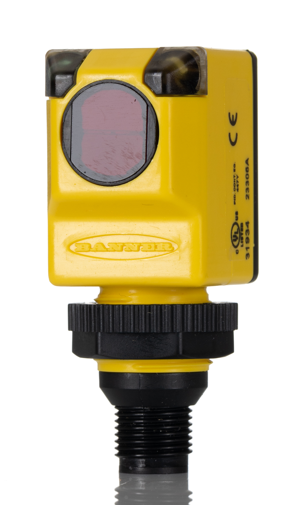Banner Retroreflective Photoelectric Sensor, Block Sensor, 2 m Detection Range