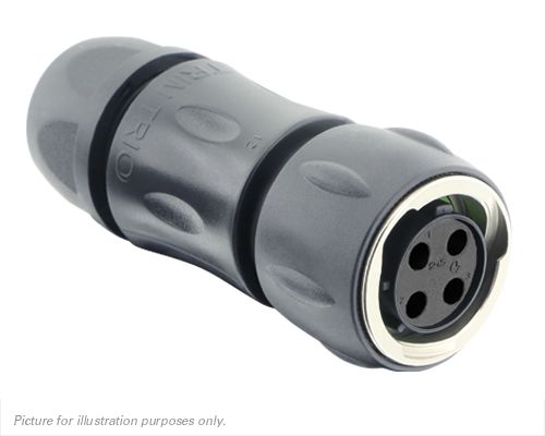Souriau Sunbank by Eaton Circular Connector, 4 Contacts, Cable, Standard Connector, Plug, Female, IP68, IP69K, UTGX