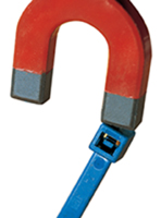 HellermannTyton Cable Tie, 150mm x 3.5 mm, Blue Polyamide 6.6 (PA66), Pk-100