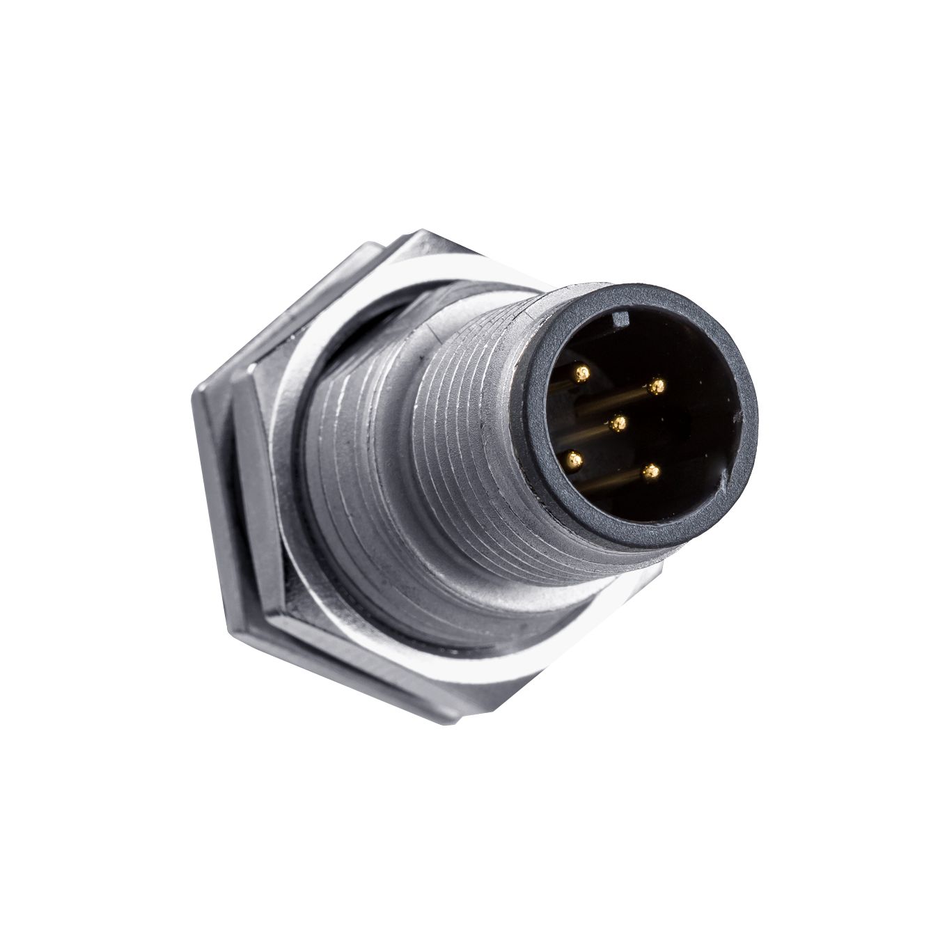 Amphenol Industrial 5 Pole M12 Plug Connector
