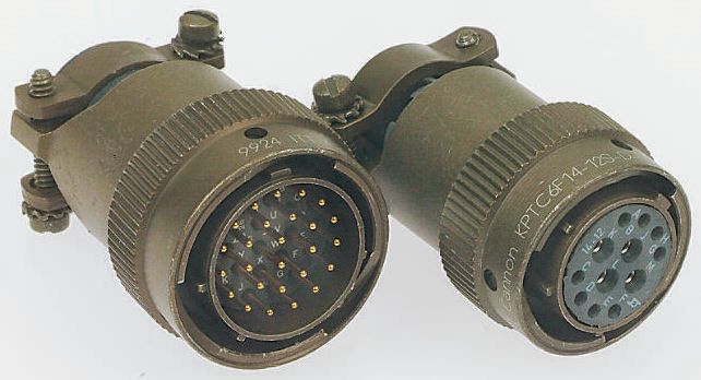 ITT Cannon Circular Connector, 32 Contacts, Cable, Miniature Connector, Plug, Female, IP67, KPTC Series