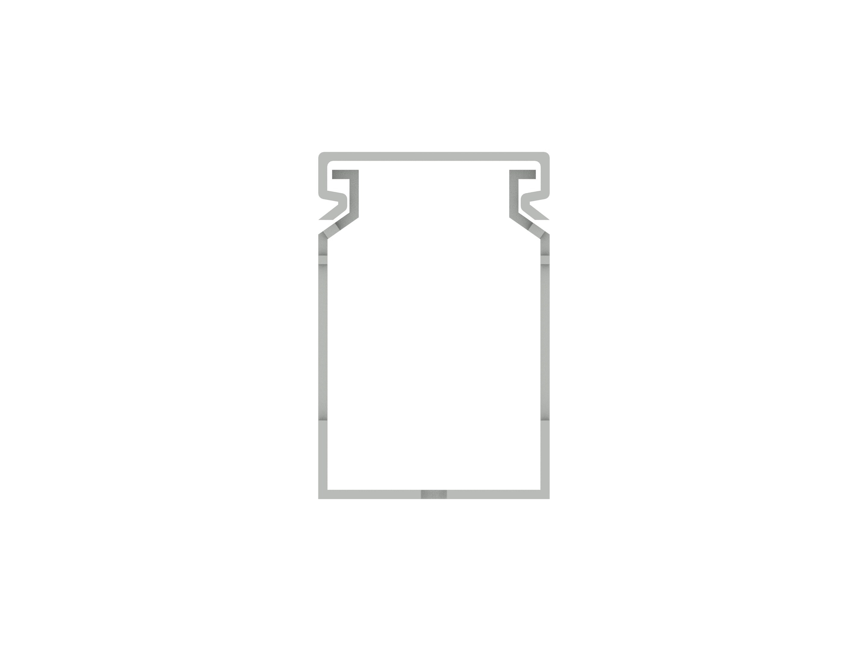 ABS, PC Cable Trunking Accessory, 40 x 60mm