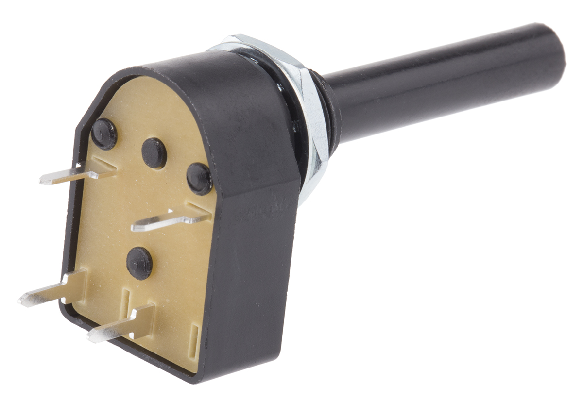 Lorlin DPST Rotary Switch, 4 A @ 250 V ac, Through Hole