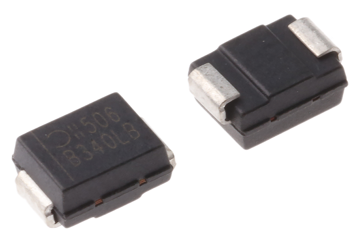 DiodesZetex 40 V 3 A Diode Schottky 2-Pin DO-214AA B340LB-13-F