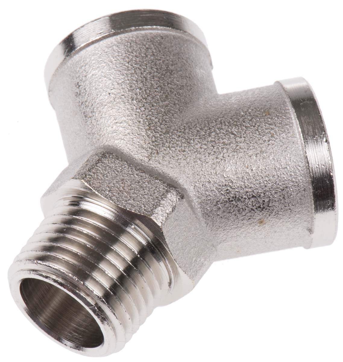 Legris 0911 Series Y Threaded Adaptor, G 1/2 Female to G 1/2 Female, Threaded Connection Style