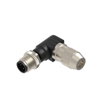 Lumberg Automation Industrial Circular Connector, 4 Contacts, Cable, M12 Connector, Plug, Male, IP65, IP67, M12 IDC