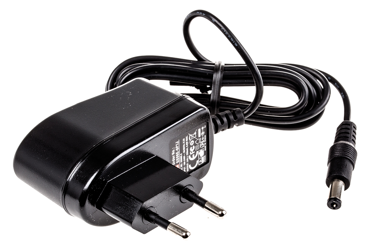 MEAN WELL 6W Plug-In AC/DC Adapter 24V dc Output, 250mA Output