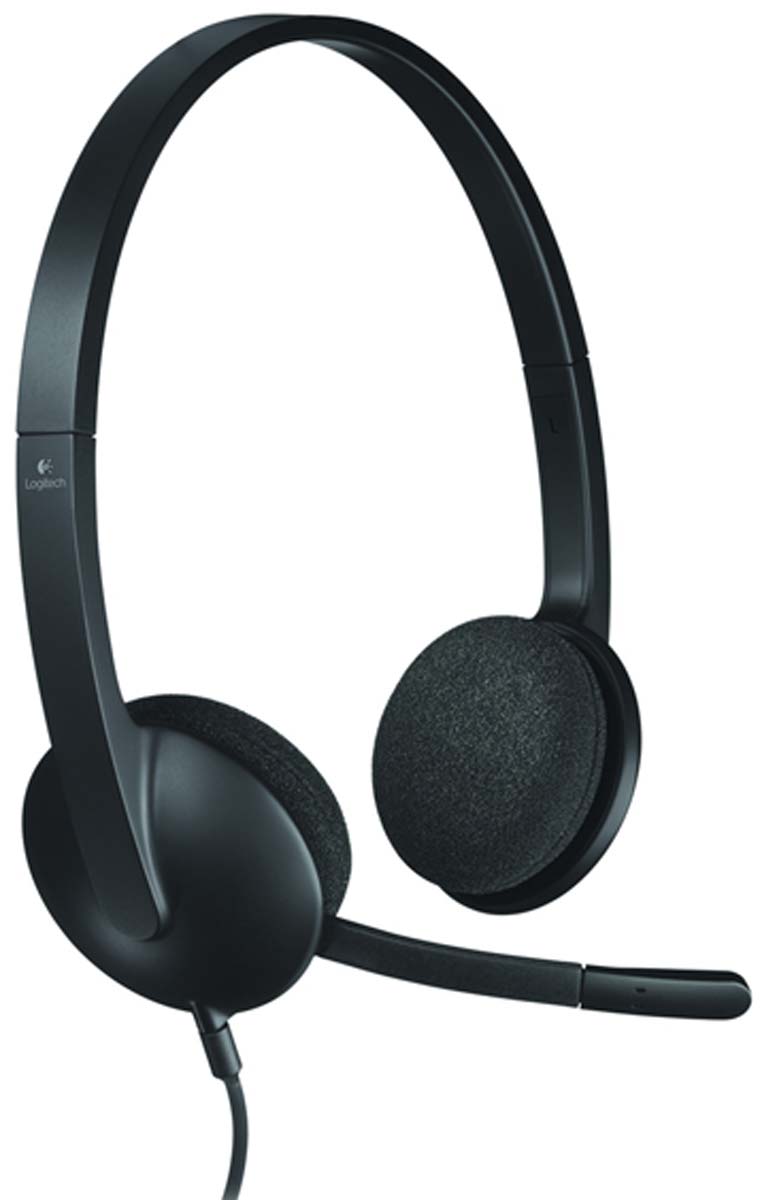 Logitech H340 Black Wired USB A On Ear Headset