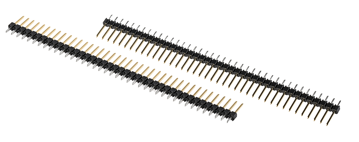 Molex C-Grid III Series Straight Through Hole Pin Header, 40 Contact(s), 2.54 mm Pitch, 1 Row, Unshrouded