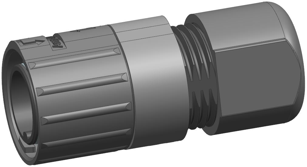 Amphenol Industrial Circular Connector, 6 Contacts, Cable, M16 Connector, Plug, Male, IP68, Quicklock Signalmate C091