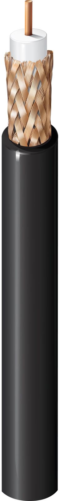 Belden 433945 Series, 100 m, RG6 Coaxial, Unterminated 75 Ω