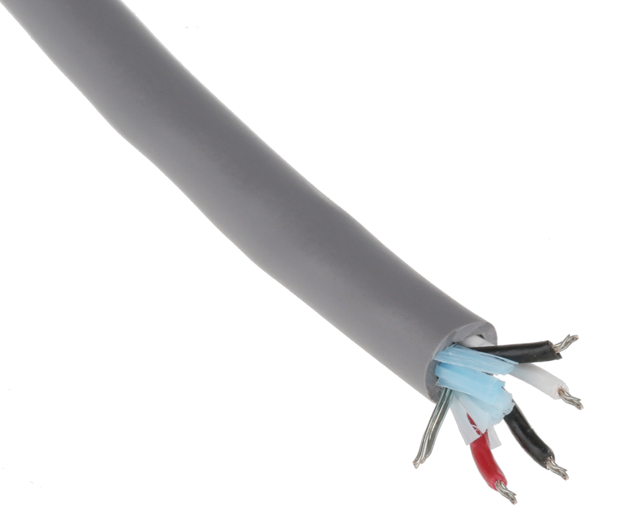 Alpha Wire Alpha Essentials Communication & Control Series Data Cable, 2 Pairs, 4 Cores, 0.23 mm², Screened, 24 AWG,