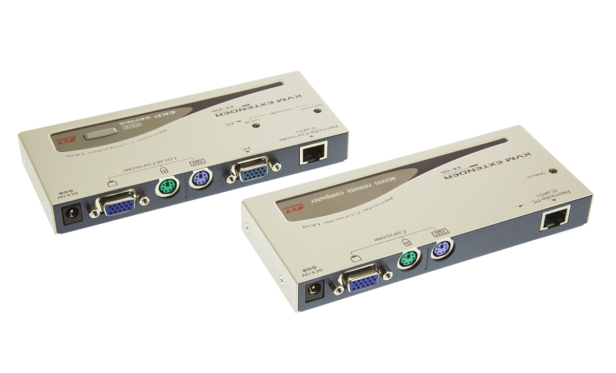 Rextron 1 PS/2 VGA over CATx KVM Extender, 150m