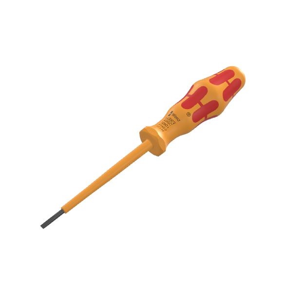 Wera Slotted Insulated Screwdriver, VDE/1000V