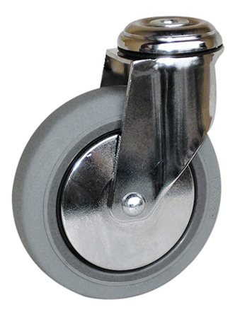Guitel Hervieu Swivel Castor Wheel, 80kg Capacity, 100mm Wheel