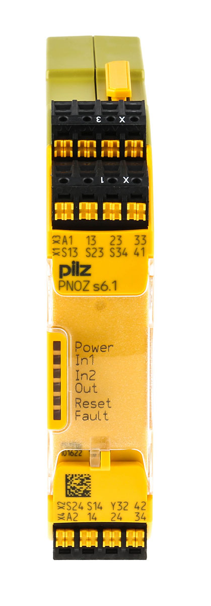 Pilz PNOZsigma PNOZ s6.1 C 1 Auxiliary Contacts Safety Relay 48 → 240V ac/dc, Dual-Channel 3 Safety Contacts