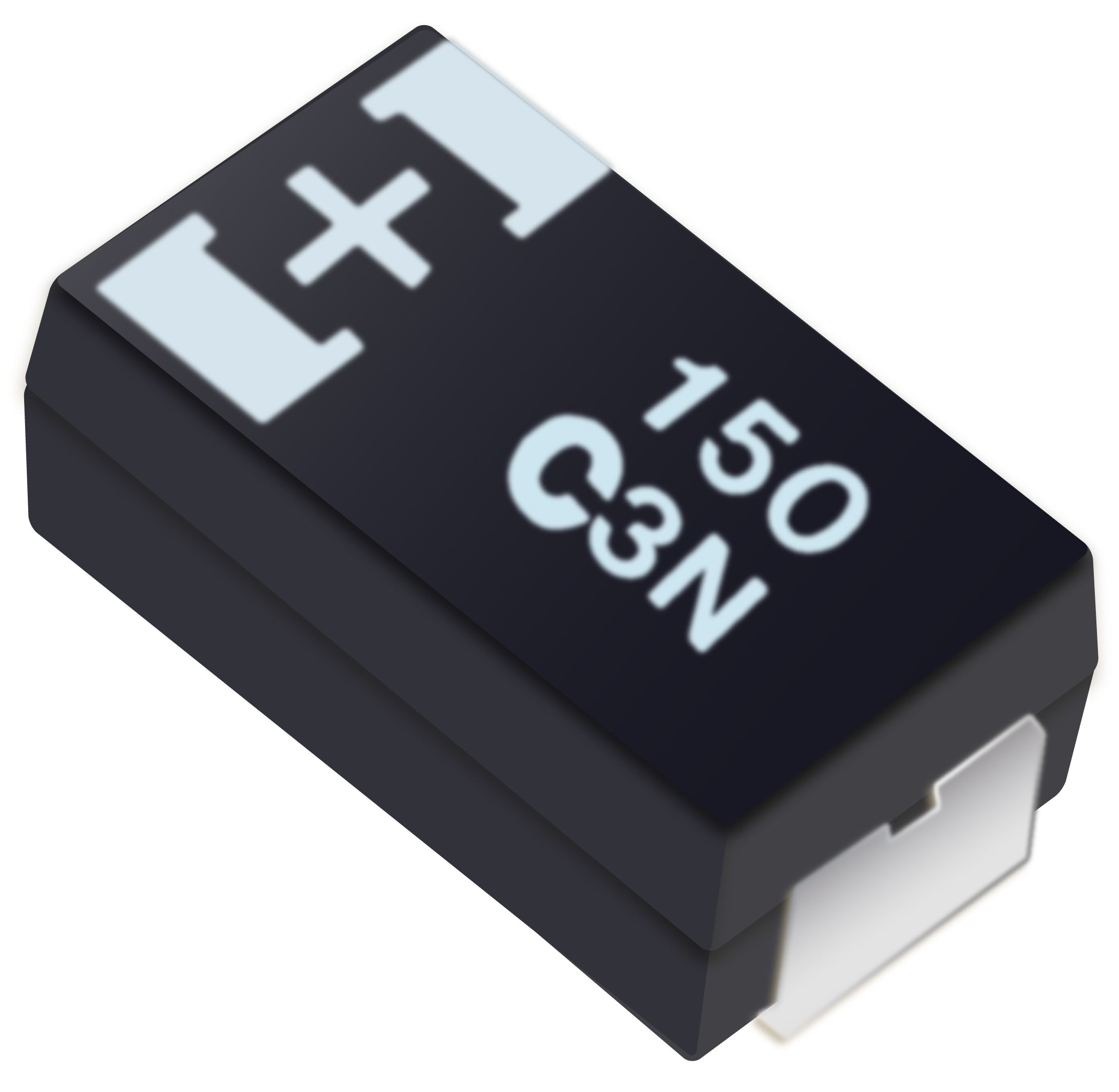 Panasonic 220μF Polymer Tantalum Capacitor 16V dc, TQC Series