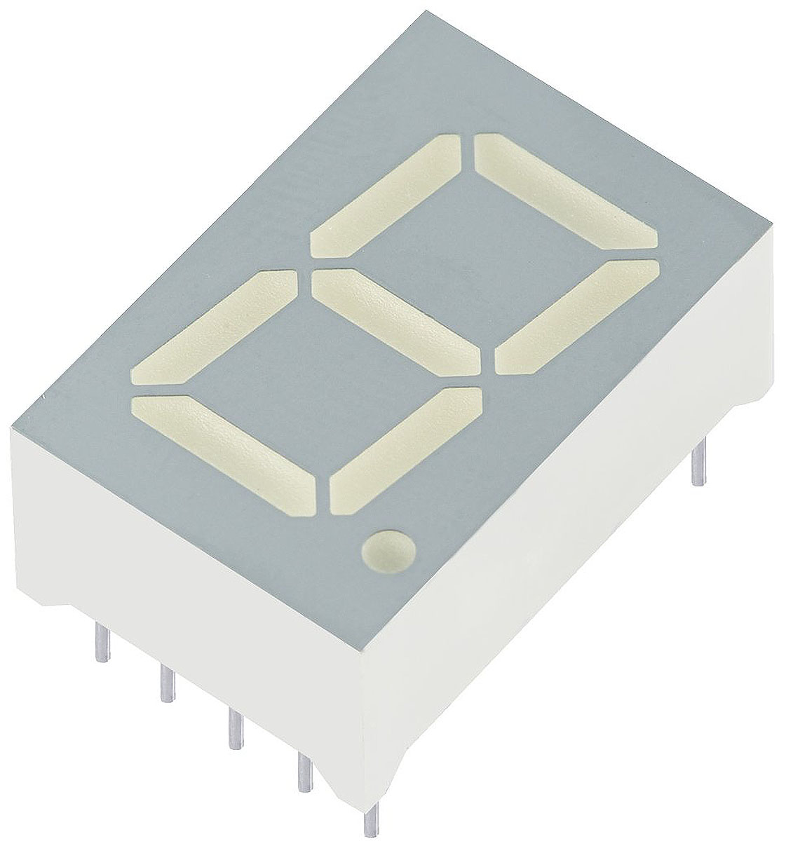 SC56-21SURKWA Kingbright 7-Segment LED Display, CC Red 97 mcd RH DP 14.2mm