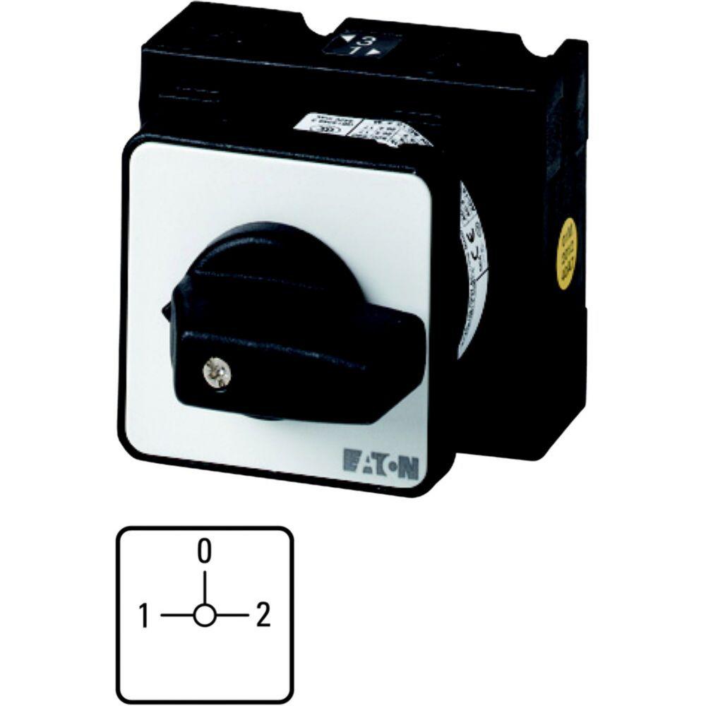 Eaton, 4P 3 Position 90° Changeover Cam Switch, 690V (Volts), 32A, Short Lever Actuator