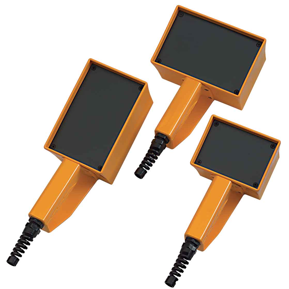 Rose Pilot Series Yellow Polyamide Handheld Enclosure, Display Window, IP65, 85 x 85 x 191mm