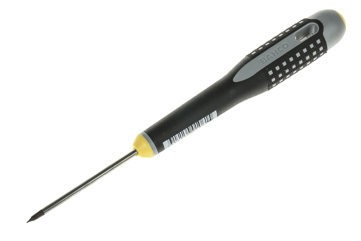 Bahco Slotted  Screwdriver, 2.5 x 0.4 mm Tip, 60 mm Blade, 182 mm Overall