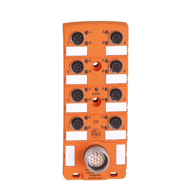 ifm electronic EBC Series Sensor Box, M12, 8 port