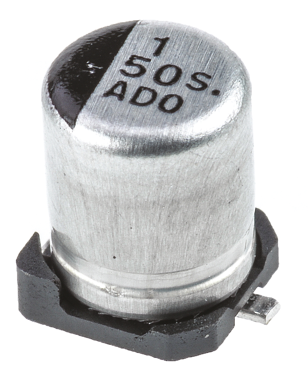 Panasonic 1μF Aluminium Electrolytic Capacitor 50V dc, Surface Mount - EEE1HA010SR