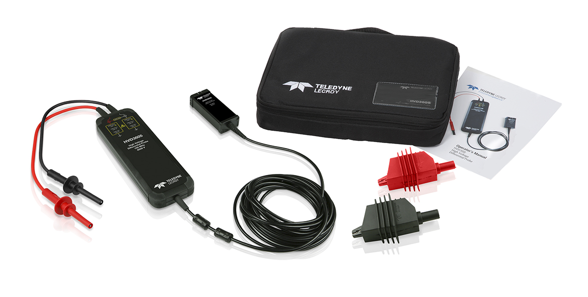 Teledyne LeCroy HVD3000A Series HVD3605A Oscilloscope Probe, Differential Type, 100MHz, 1:200, 1:2000