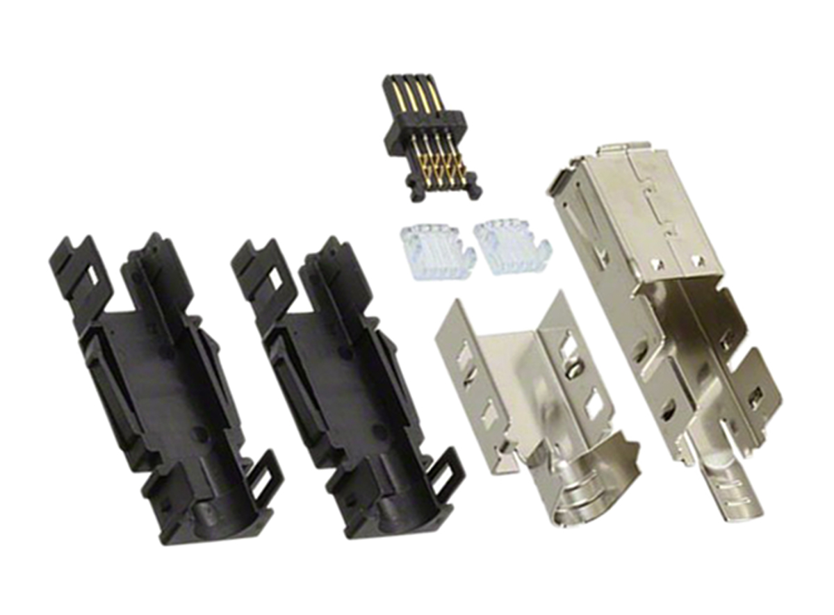 TE Connectivity, Type II Cable Mount Mini I/O Connector Female, 8 Way, Shielded