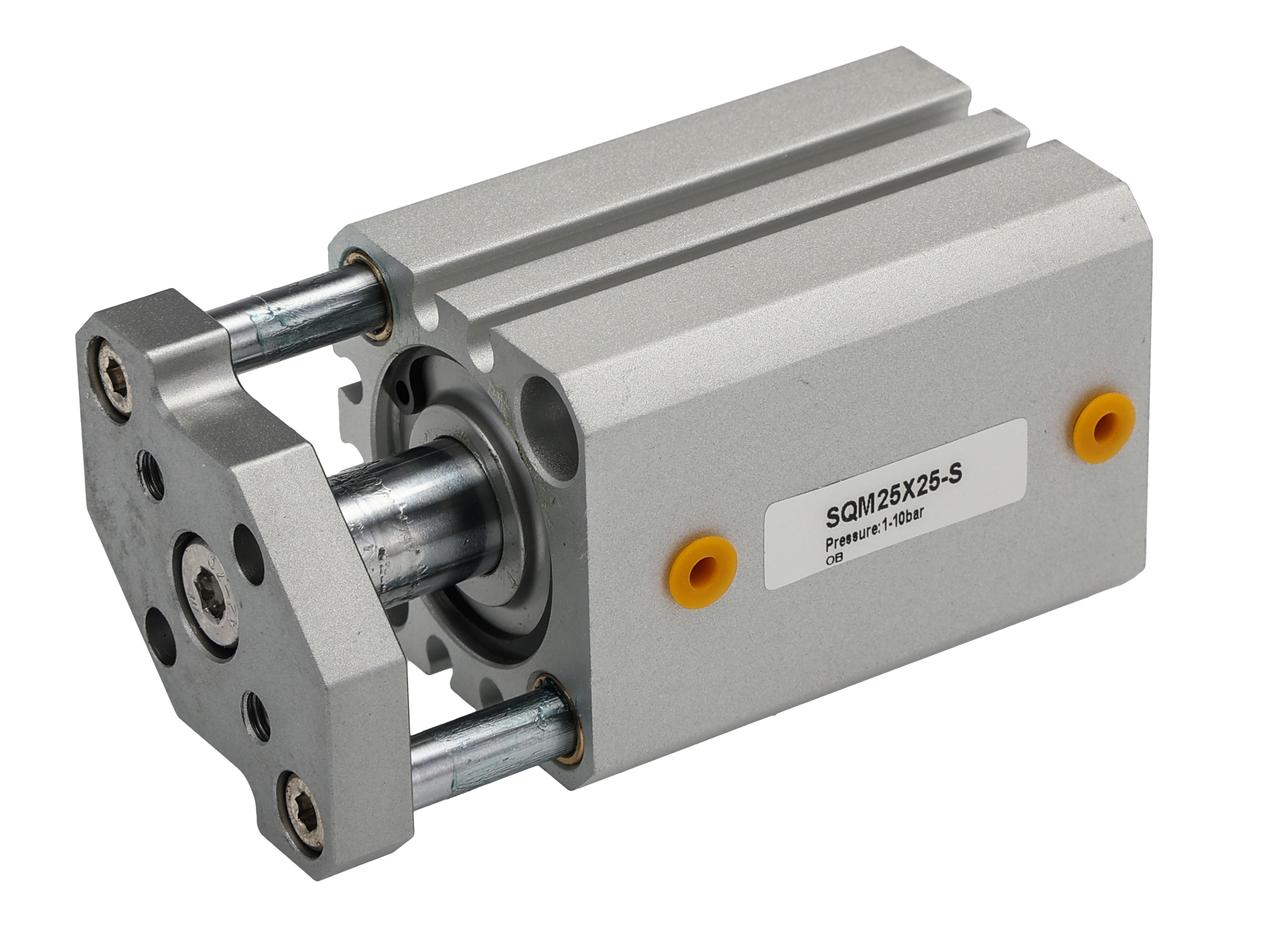 RS PRO Pneumatic Guided Cylinder - 25mm Bore, 25mm Stroke, Double Acting