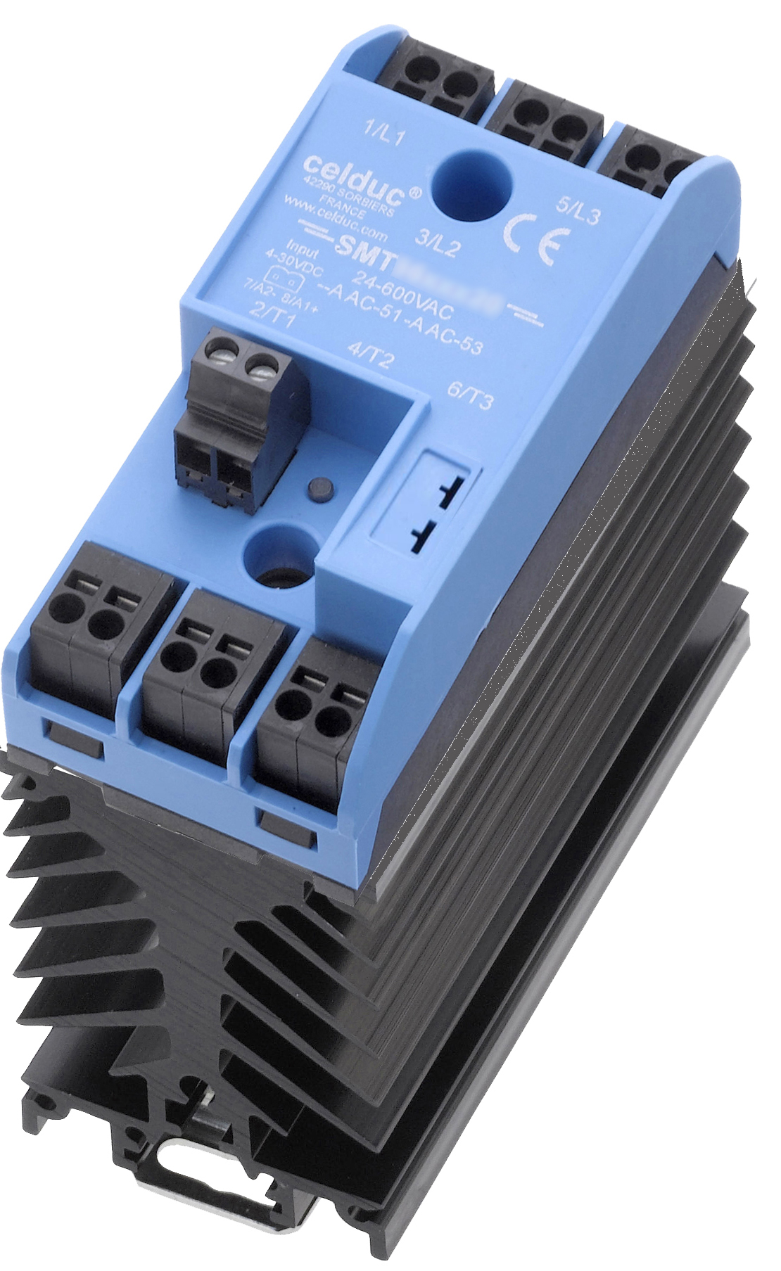 Celduc SMT Series Solid State Relay, 17 A Load, Panel Mount, 255V ac/dc Control