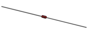 Vishay NTC Thermistor, 100kΩ Resistance, NTC Type, 1.8 x 3.75mm