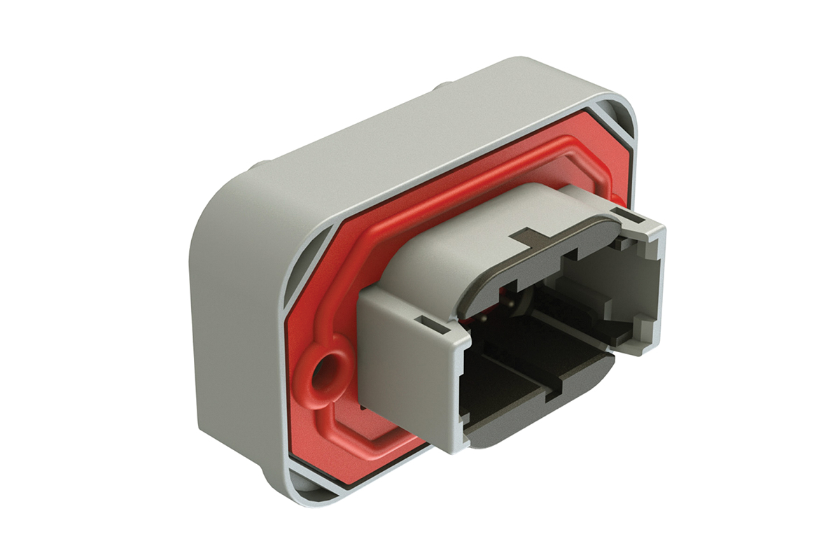 Amphenol Industrial, AT Automotive Connector Plug Grey Flange Mount 8 Way ATM15-08PB-BM03
