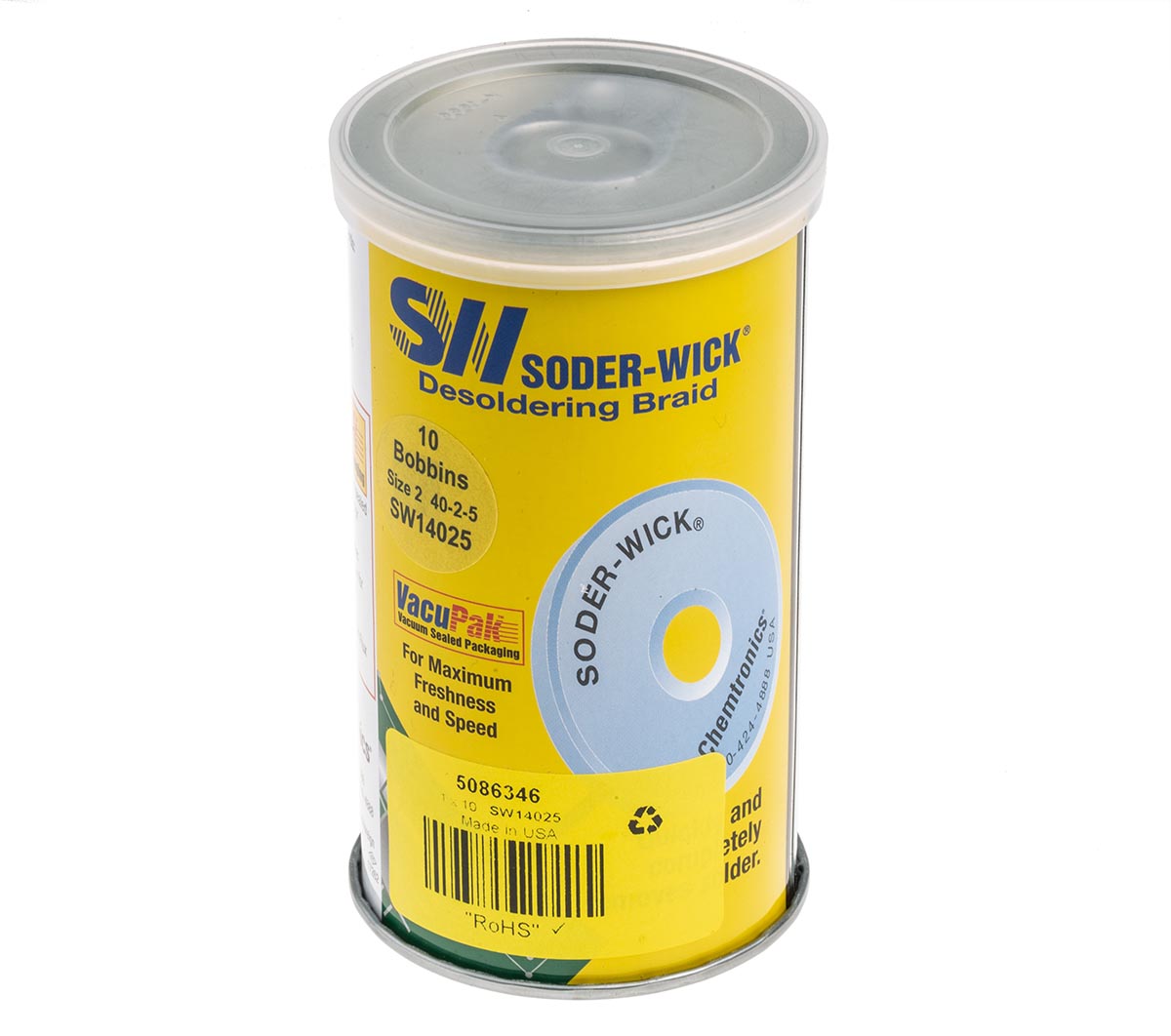 Chemtronics 1.5m Lead Free Desoldering Braid, Width 1.5mm