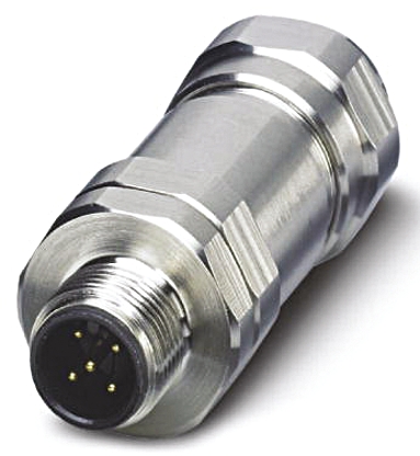 Phoenix Contact Circular Connector, 5 Contacts, Cable, M12 Connector, Plug, Male, IP65, IP67, IP69K, SACC Series