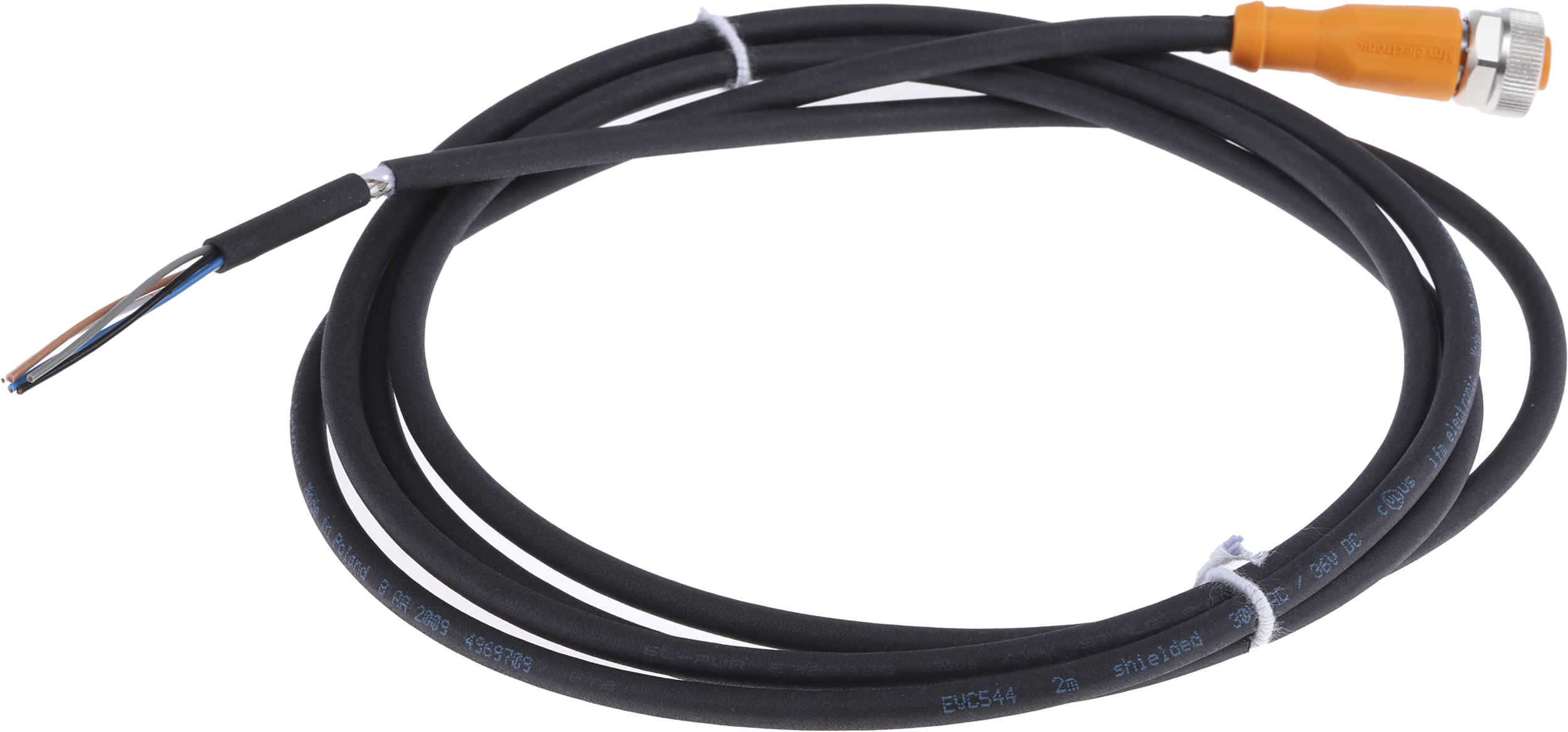 ifm electronic Female M12 to Unterminated Sensor Actuator Cable, 2m