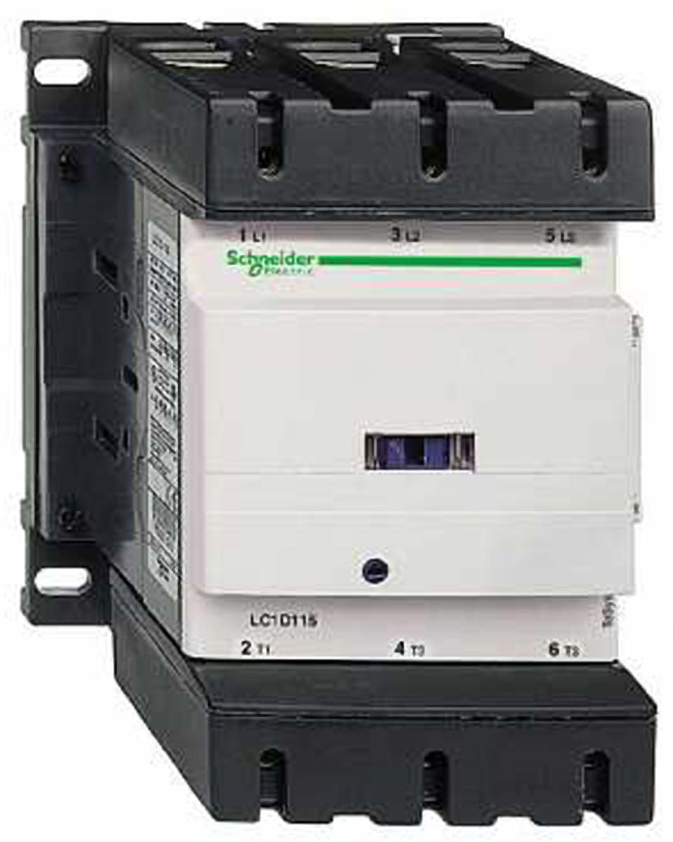 Schneider Electric TeSys D LC1D Contactor, 440 V ac Coil, 3-Pole, 150 A, 3NO, 1 kV ac, 690 V dc
