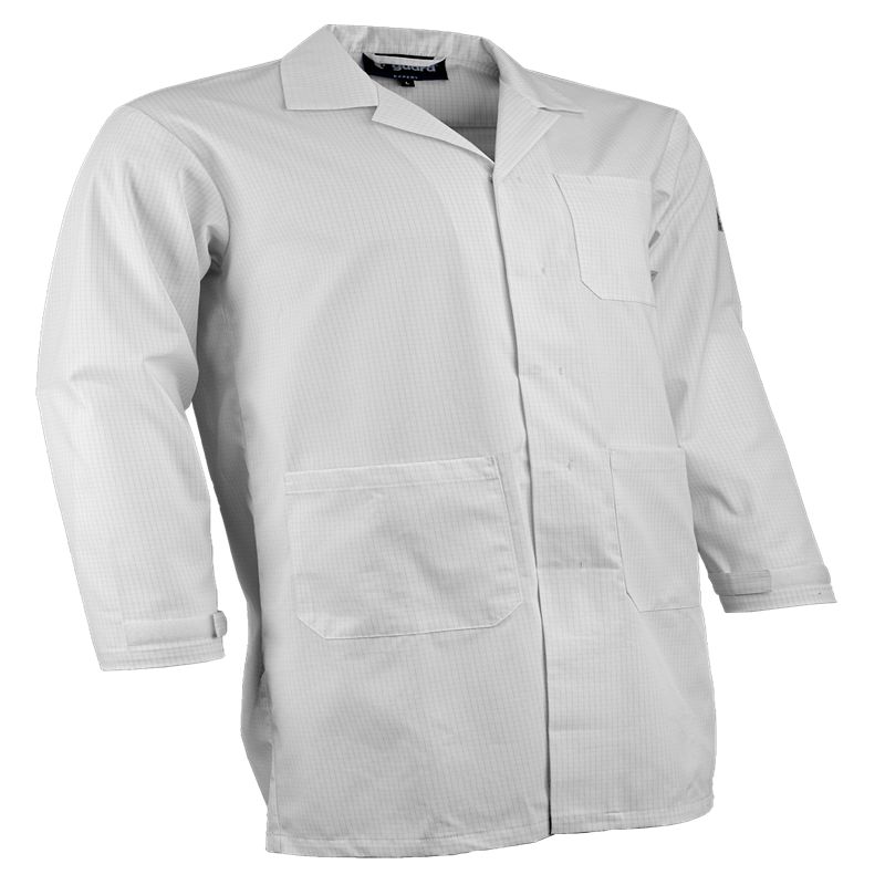 Coverguard White Unisex Reusable White Lab Coat, XL