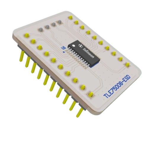 Infineon TLE75242-ESH Evaluation Board for TLE75242ESH for Relay Control