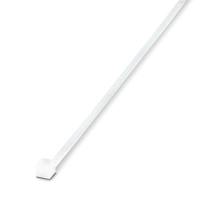 Phoenix Contact Cable Ties, Standard, 160mm x 2.6 mm, Clear Polyamide, Pk-100