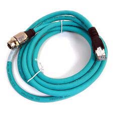 Turck, 3m Cat5e, Teal M12 to Female RJ45 Male Shielded, Terminated TPE Sheath