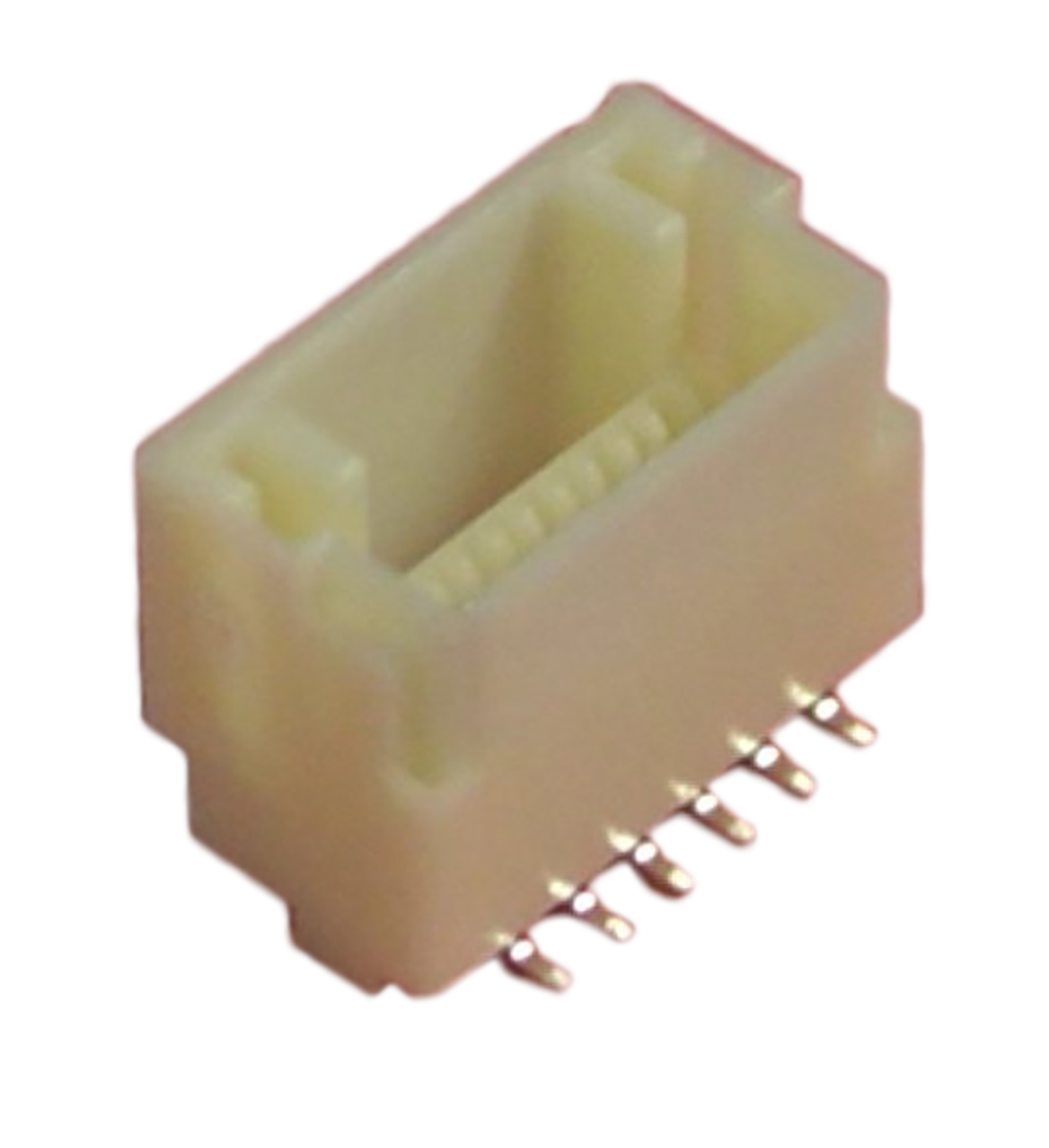 JST NSH Series Straight Surface PCB Header, 6 Contact(s), 1 mm Pitch, 1 Row, Shrouded