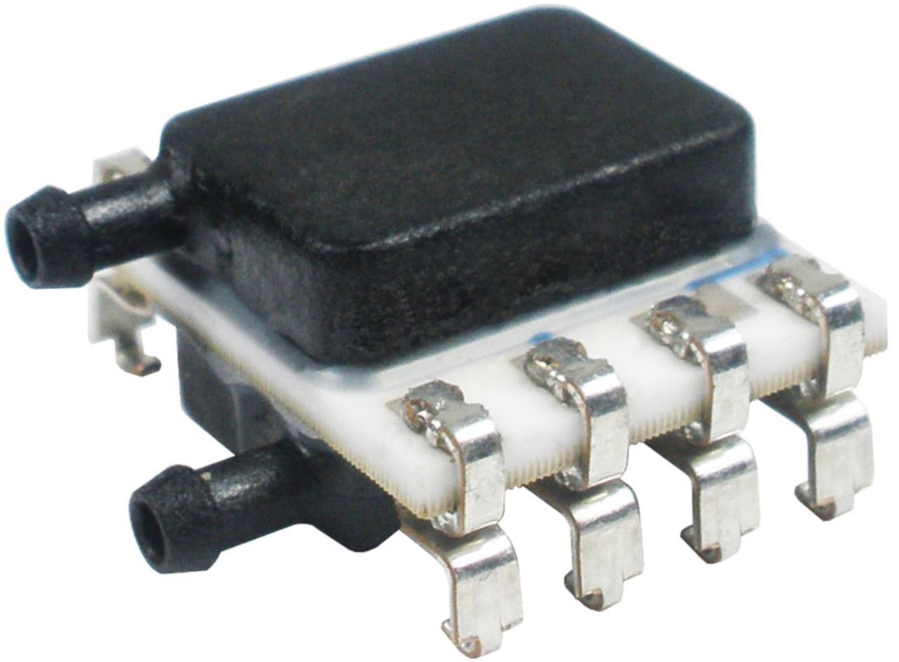 Honeywell Differential Pressure Sensor, 2in/H2O Operating Max, Surface Mount, 8-Pin, SMT
