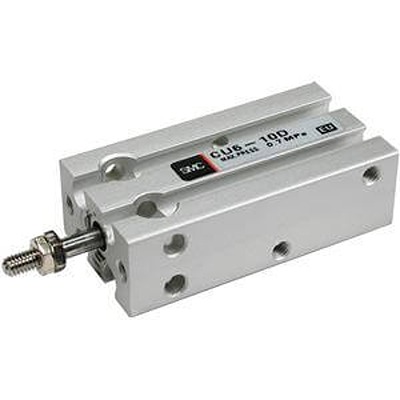 SMC Pneumatic Compact Cylinder - CU10-5D 10 mm Bore, 5 mm CU Series, Double Acting Acting
