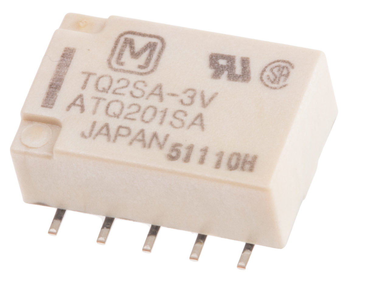Panasonic Surface Mount Signal Relay, 3V dc Coil, 1A Switching Current, SPDT