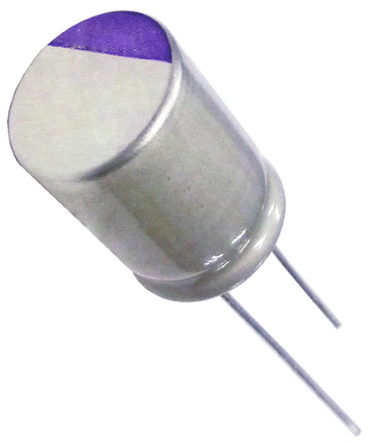 Panasonic 560μF Through Hole Polymer Capacitor, 16V dc