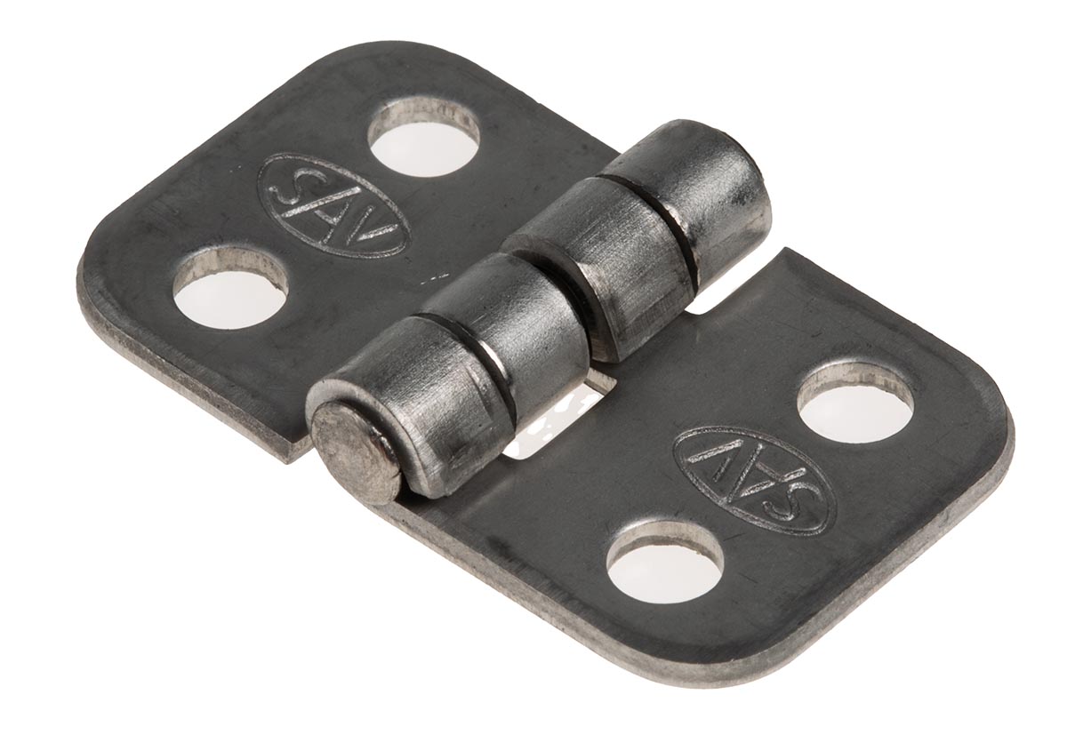 Savigny Stainless Steel Butt Hinge, Screw Fixing, 20mm x 34mm x 1.5mm