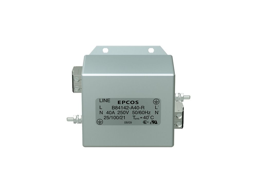 EPCOS, B84142A 60A 250 V ac, Through Hole EMC Filter, Terminal Block, Single Phase