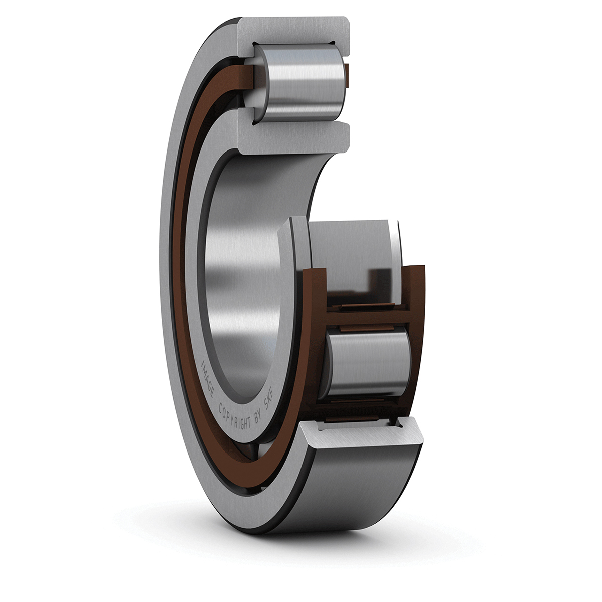 SKF NJ 212 ECP 60 mm ID Cylindrical Roller Bearing, 110 mm OD